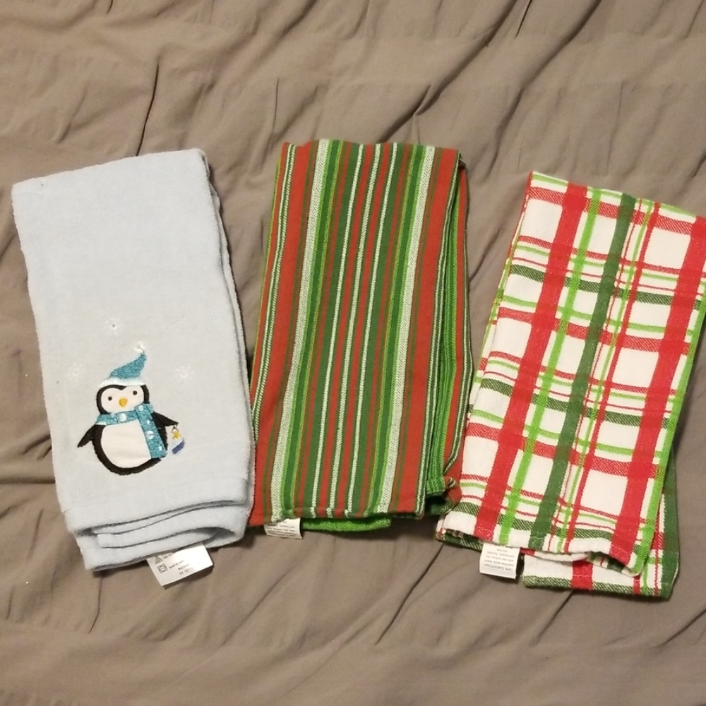Christmas/ winter kitchen towels